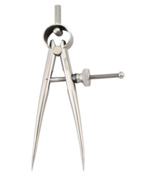 Starrett 277-3 Toolmakers Spring-Type Caliper and Divider, 3"