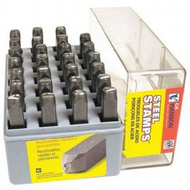 C. H. Hanson 20100 Number Stamp Set, 1/16", steel