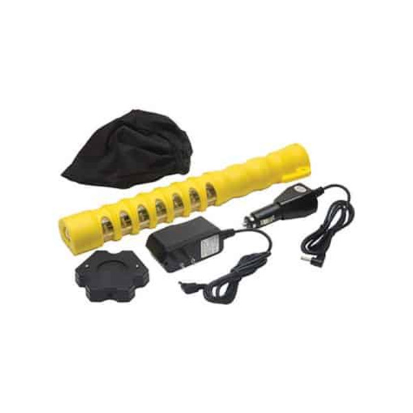 Aervoe Baton Traffic Flare - single flare with Amber LEDs