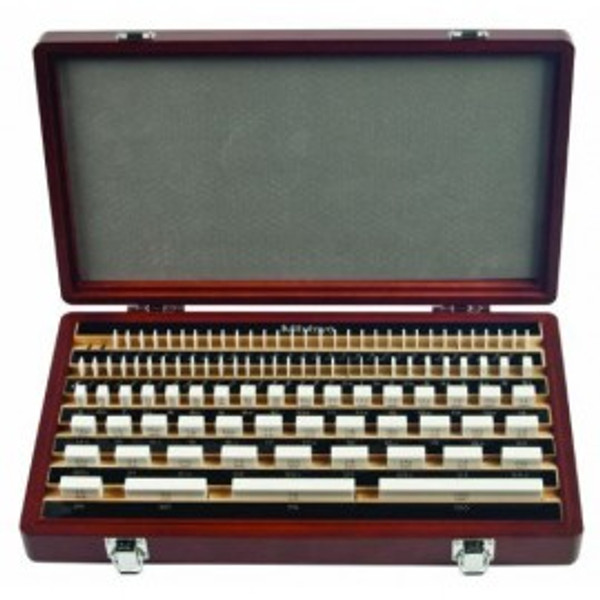 Mitutoyo 516-359-26 Metric Gauge Block Rectangular Ceramic Set, 47, grade AS-1