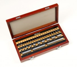 Mitutoyo 516-902-11 Inch Gauge Block Steel Set, 81, Grade 0