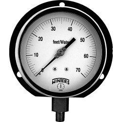 Winters PAL6038ALT, ALTITUDE GAUGE 0-460 FT. H2O 1/4" SS