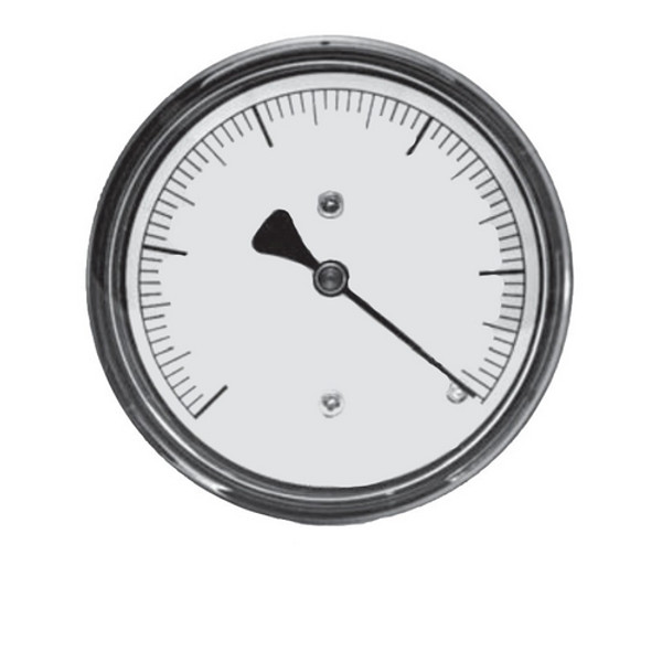 Winters PLP344, LOW PRESSURE 2.5" 0-5 PSI/KPA 1/4" BACK,