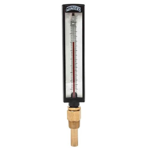 Winters TAS131LF, 5" THERMOMETER LEAD FREE WELL 20/180 F&C 1/2" NPT,
