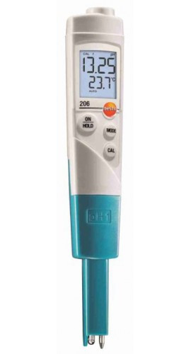 Testo 206 Compact pH Tester for Semi-Solid Substances, pH2
