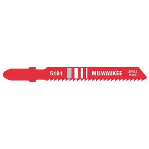Milwaukee 48-42-5101 3" X 14 TPI, High Speed Steel Jig Saw Blades, 5-Pack