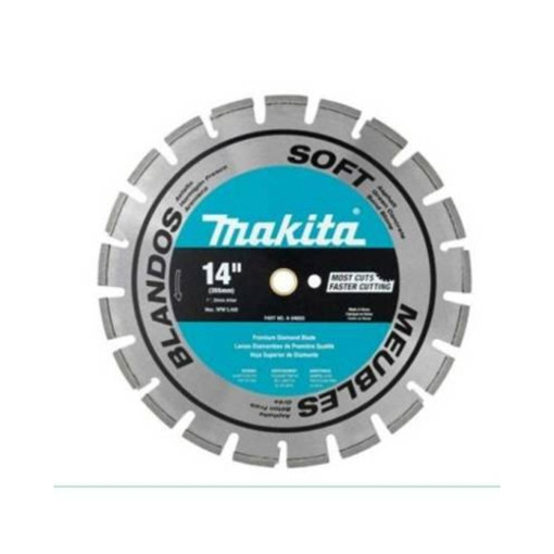 makita A-94655 14" Diamond Blade Segmented Soft Material