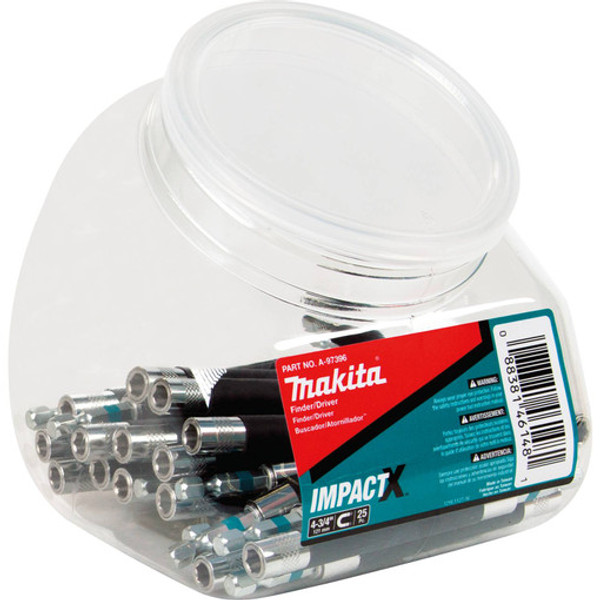 Makita A-97396 ImpactX  4-3/4" Finder/Driver , 25/pk, Jar