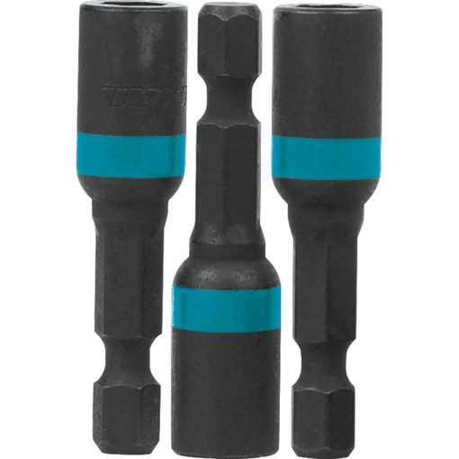 Makita A-97645 ImpactX  1/4" x 1-3/4" Magnetic Nut Driver, 3/pk