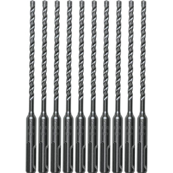 Makita B-61189 3/16" x 6" SDS-Plus Bit, 3-Cutter, 10 Pack