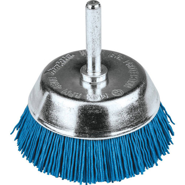 Makita D-70518 2-1/2" Nylon Cup Brush, Fine, 240 Grit