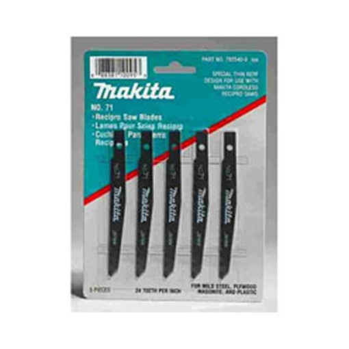 makita 7925409 Reciprocating Saw Blades 5-pack