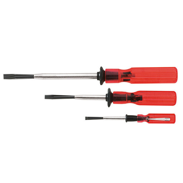 Klein SK234 Screwdriver Set, Slotted Screw Holding, 3-Piece