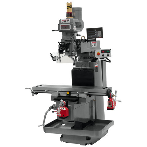 Jet 698075 JTM-1254VS Vertical Mill with DP700 3X-K, X/Y PFD, APDB