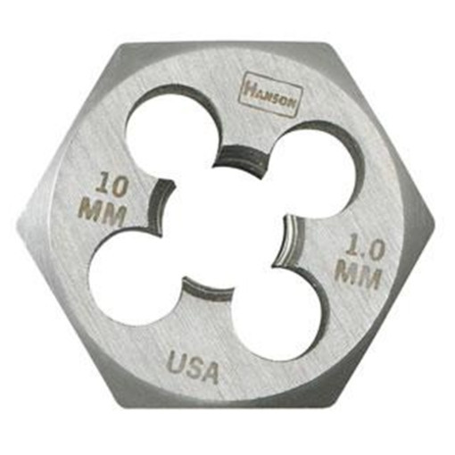 Irwin 6634 Hexagon Metric Dies (HCS) 8 mm - 1.25