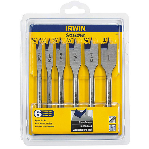Irwin 88886 6 Pc. Set Speedbor Blue Groove