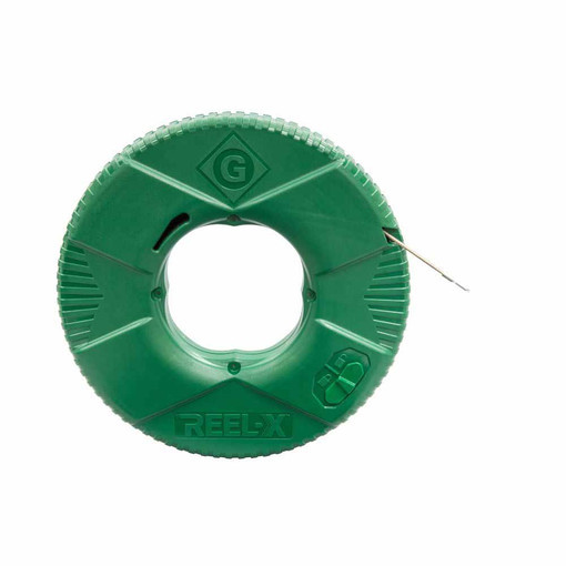 Greenlee Reel-X Fish Tape, 240', stainless steel