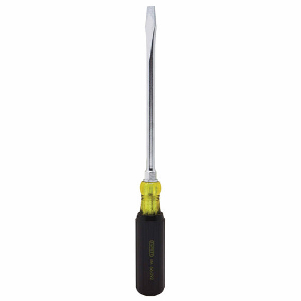Stanley 66-092 Vinyl Grip Standard Slotted Tip Screwdriver 3/8" X 8"