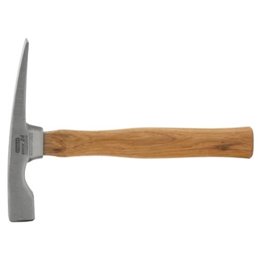 Stanley 54-435 Hickory Handle Bricklayers Hammer  24 Oz