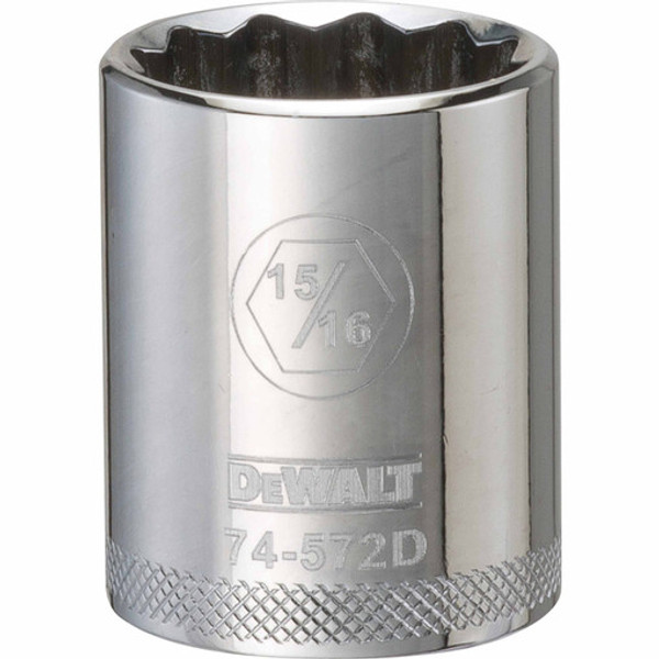 Dewalt DWMT74572OSP Mechanics 12 Point 1/2" Drive Socket 15/16" SAE