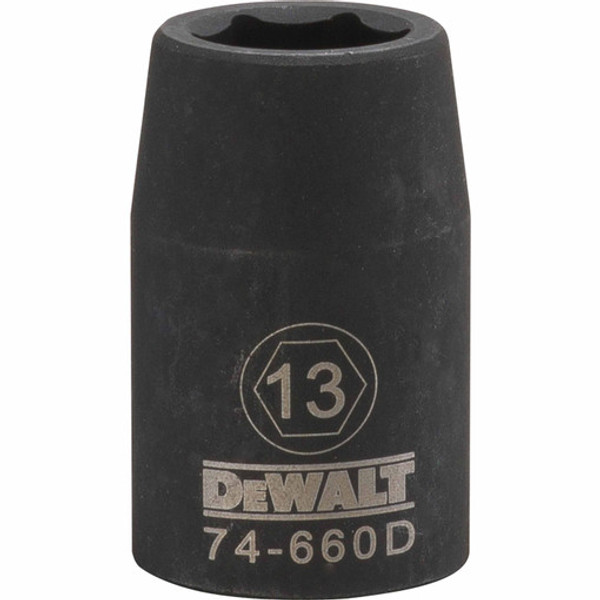 Dewalt DWMT74660OSP Mechanics 6 Point 1/2" Drive Impact Socket 13 MM