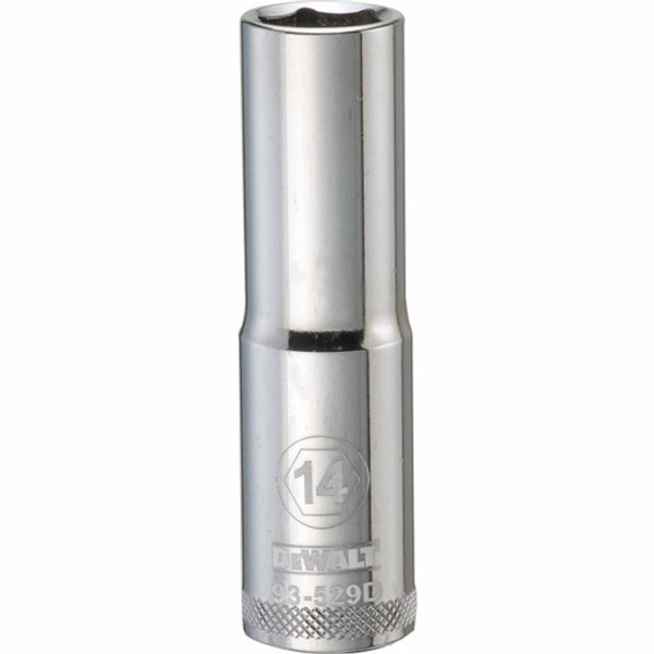Dewalt DWMT93529OSP Mechanics 6 Point 1/2" Drive Deep Socket 14 MM