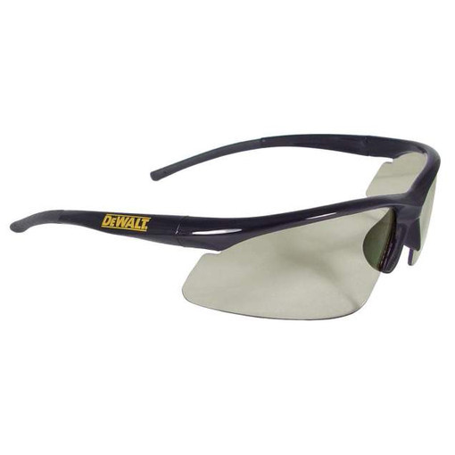 Dewalt DPG51-9D Radius Safety Glasses, Black Frame, Indoor/Outdoor Lens
