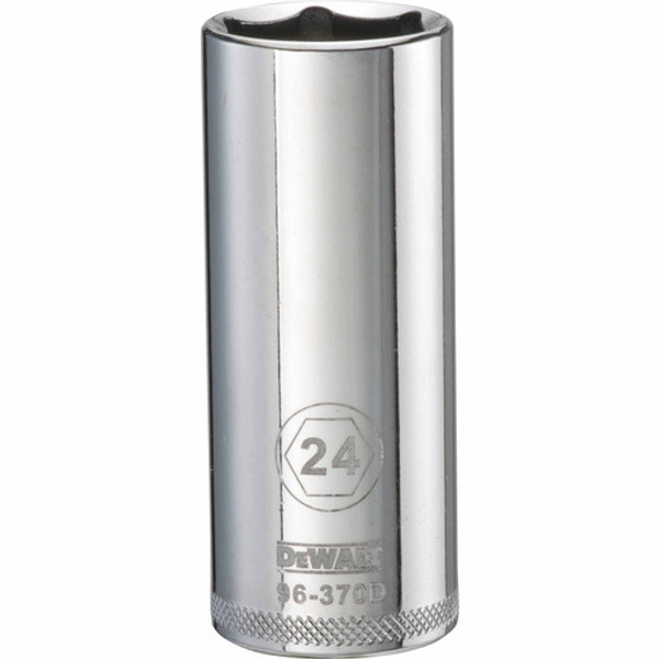 Dewalt DWMT96370OSP Mechanics 6 Point 1/2" Drive Deep Socket 24 MM