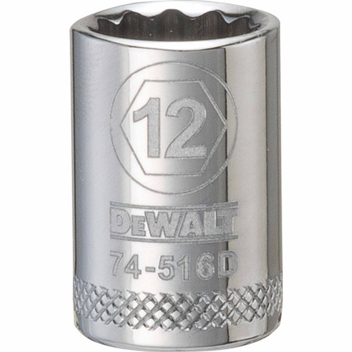 Dewalt DWMT74516OSP Mechanics 12 Point 3/8" Drive Socket 12MM