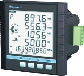 Accuenergy Acuvim IIR-D-333-P1V3 Revenue Grade Power/Energy Meter, LCD, 333 mV input, 415 Vac/300 Vdc