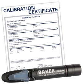 Baker B3090-NIST Coolant and Battery Refractometer, battery/antifreeze °C,  includes Traceable Certificate