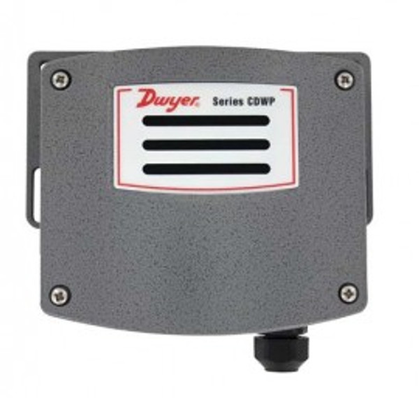 Dwyer CDWP-05H-C1 CDWP Series Carbon Dioxide Transmitter, 0 to 5,000 ppm, with 0.04 to 0.24" cable gland