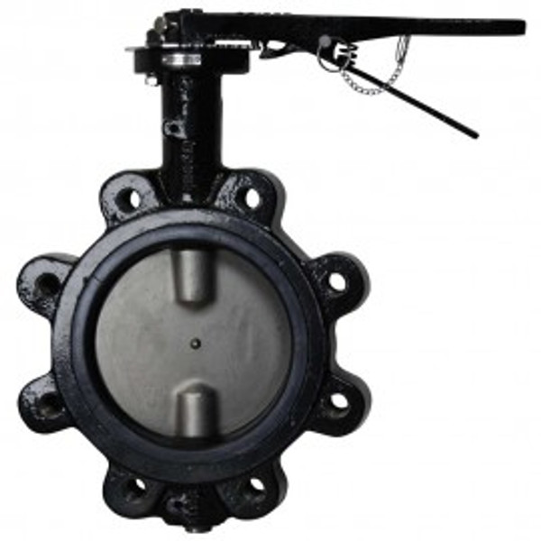 Dwyer WE20-HHD00-LE Manual Lug Style Butterfly Valve (10") with EPDM Liner