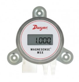 Dwyer MSX Series Magnesense Differential Pressure Transmitter with LCD, 28 inWC, 7000 Pa