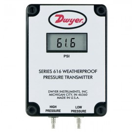 Dwyer 616W-3-LCD Weatherproof Differential Pressure Transmitter (0-10"w.c.) with LCD