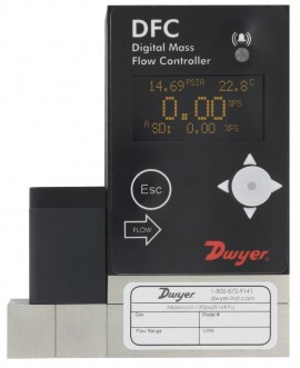 Dwyer DFC-48010-V-ALA2 Digital Flow Controller, 0 to 10 l/min