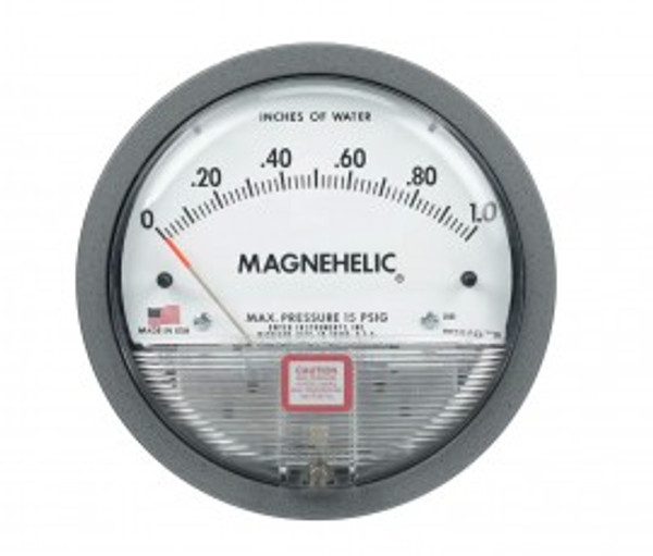 Dwyer 2008D Magnehelic Differential Pressure Gauge (0-8.0"w.c. & 0-2.0 kPa)