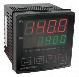 Dwyer 4B-53 1/4 DIN Temperature/Process Controller (1) Current & (1) Relay output