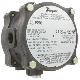 Dwyer 1950-10-2F Explosion-Proof Differential Pressure Switch, 3 to 11" w.c.