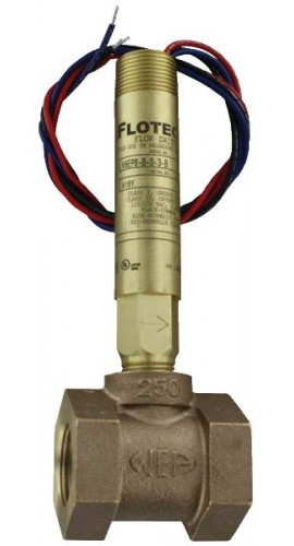 Dwyer V6EPB-B-S-3-B Flow Switch, Flotect, SPDT, 1" Brass, CSA