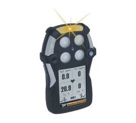 Honeywell BW GasAlertQuattro Multi-Gas Detector, O2/%LEL, alkaline battery