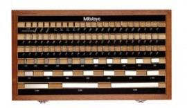 Mitutoyo 516-564-56 Imperial Gauge Block Rectangular Ceramic Set, 8, grade K
