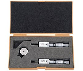 Mitutoyo 368-906 Holtest Micrometer Set, 2-point, 2 to 3 mm