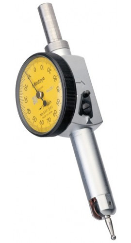 Mitutoyo 513-501E Series 513 Pocket Dial Test Indicator, 0.14 mm, 0.001 mm Graduation