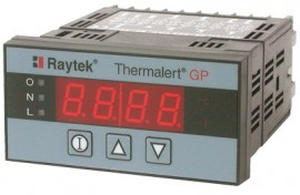 Raytek RAYGPCM Panel Meter with 3 A mechanical relay outputs, 110/220 V AC