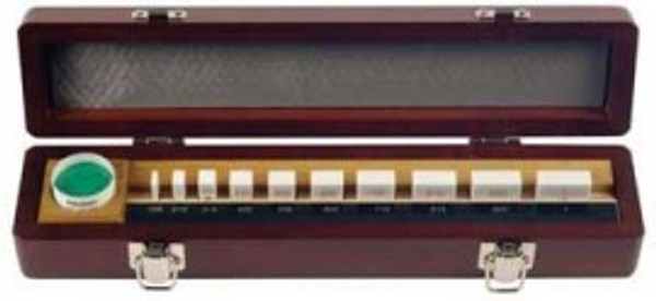 Mitutoyo 516-222-26 Imperial Gauge Block Square Ceramic Set, 0 grade