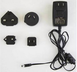 Megger 90011-992 Universal DC Power Adapter with Interchangeable Plug Adapters, 24V