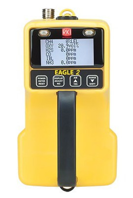 RKI 723-026-02 EAGLE 2 IR Gas Detector, O?/CO/CO?, 10,000 ppm