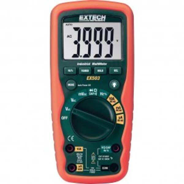 Extech EX503 Heavy Duty Industrial Multimeter, 10A