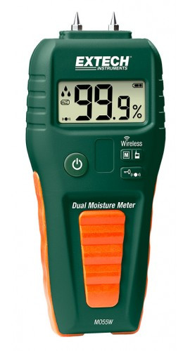 Extech MO55W Wireless Data Logging Pin/Pinless Moisture Meter